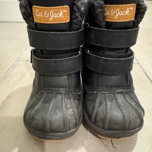 6T Cat & Jack Black Kids Boots